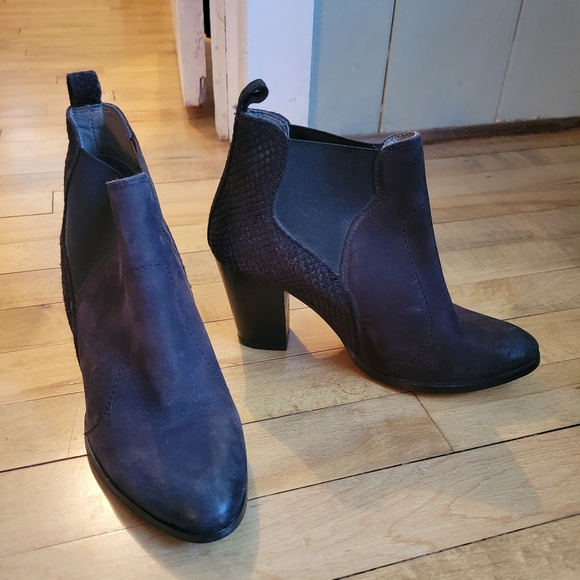 Anthropologie Seychelle Black Boots Booties - Picture 1 of 16